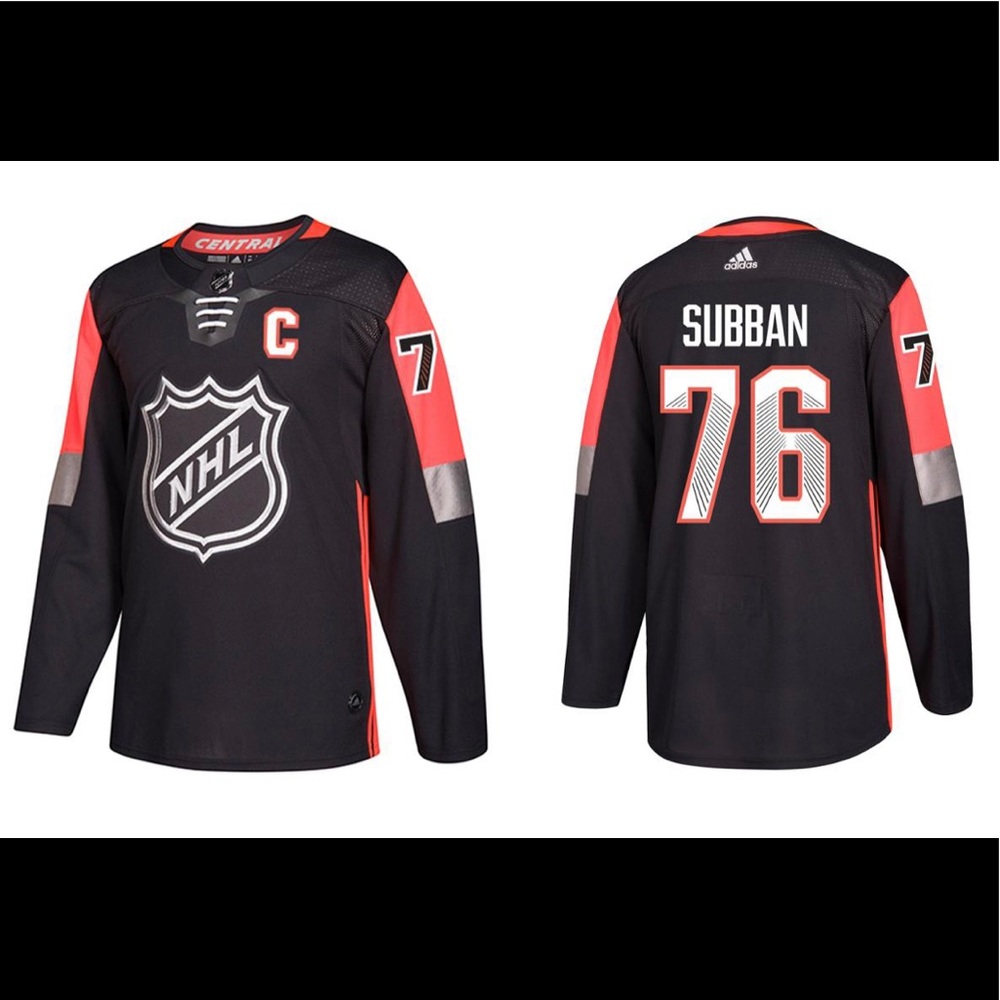 2018 All Stars NHL Authentic Subban Jersey.